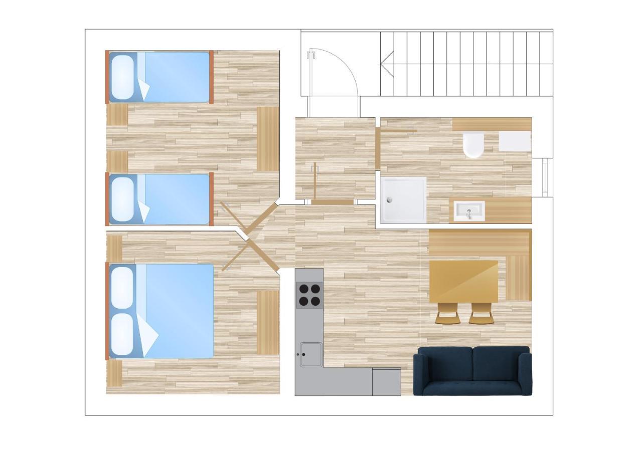Apartma Ana Ida Srpenica Exteriör bild